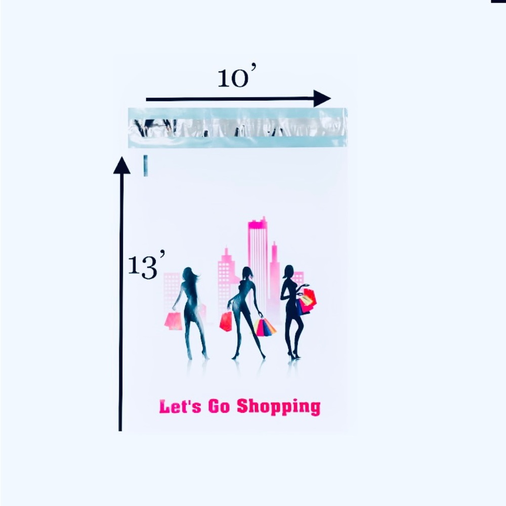 25ct~10x13” Designer PolyMailers ⭐️🆕⭐️ 
7 -Assorted Designs -Free Stickers - Picture 5 of 9
